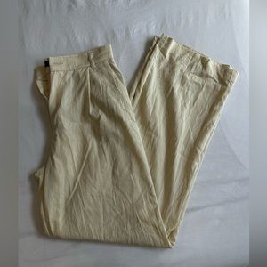 Cream Zara work pants never been worn